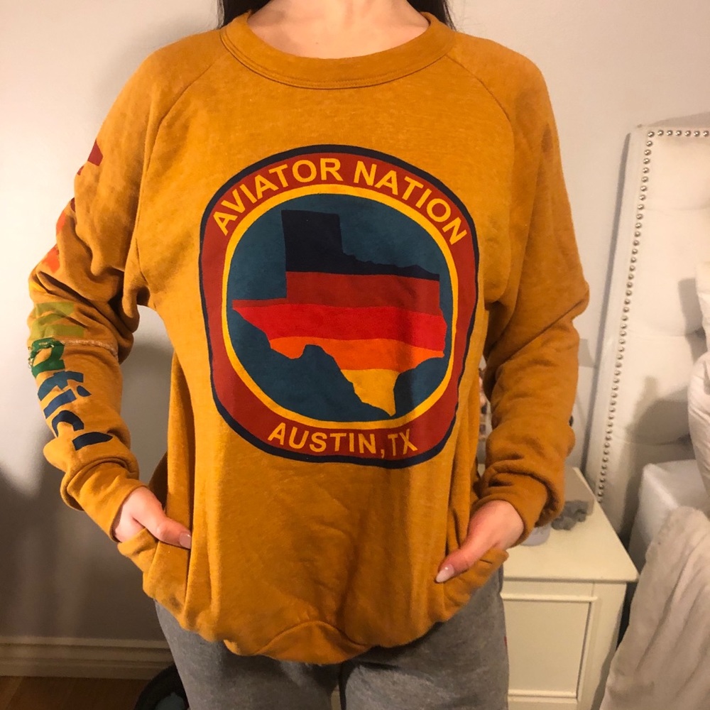 Aviator nation sweater